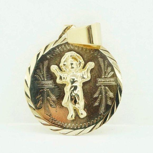 Other - Estate Sale 14k Yellow Gold Religious Pendant Men's Women's Jewelry